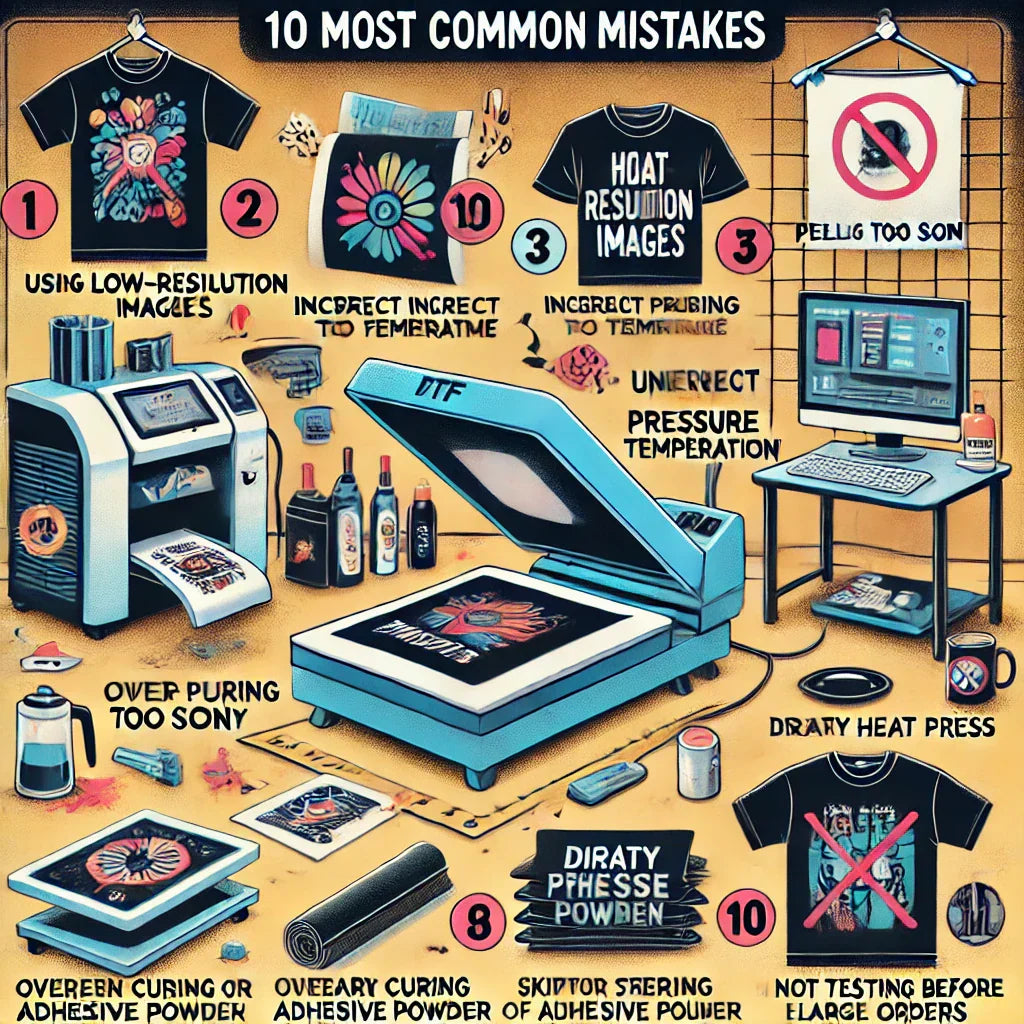 10 Common Mistakes in DTF Printing (And How to Avoid – DTFhub