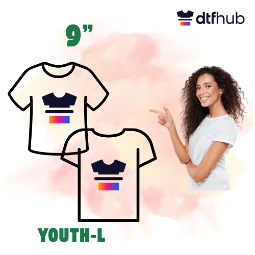 9'' Youth L Size T-shirt