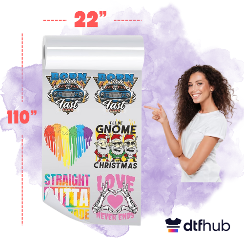 22'' x 110'' Gang Sheet Upload