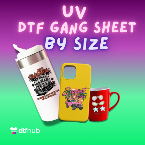 UV DTF Gang Sheet By Size